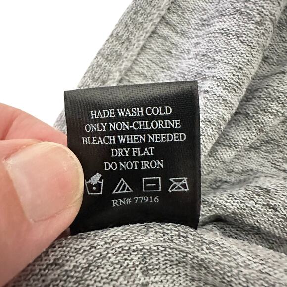 NWTs ANTHROPOLOGIE SATURDAY SUNDAY WRAP GRAY SHORT SLEEVE SWEATER PULLOVER - Picture 7 of 11